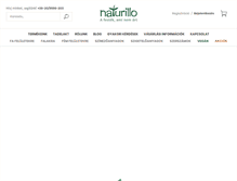 Tablet Screenshot of naturillo.hu